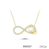 Silver    necklace    with    pendant                                     SNZ117-925K