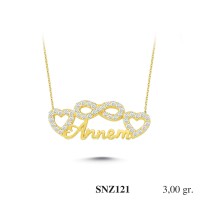 Silver    necklace    with    pendant                                     SNZ121-925K