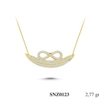 Silver    necklace    with    pendant                                     SNZ123-925K