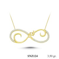 Silver    necklace    with    pendant                                     SNZ124-925K