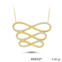 Silver    necklace    with    pendant                                     SNZ127-925K