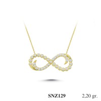 Silver    necklace    with    pendant                                     SNZ129-925K