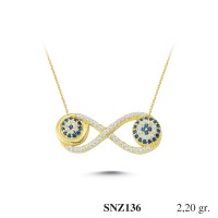 Silver    necklace    with    pendant                                     SNZ136-925K