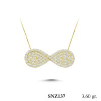 Silver    necklace    with    pendant                                     SNZ137-925K