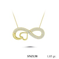 Silver    necklace    with    pendant                                     SNZ138-925K