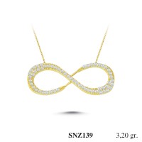 Silver    necklace    with    pendant                                     SNZ139-925K