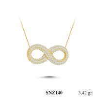 Silver    necklace    with    pendant                                     SNZ140-925K
