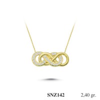 Silver    necklace    with    pendant                                     SNZ142-925K