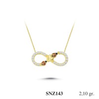 Silver    necklace    with    pendant                                     SNZ143-925K