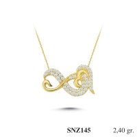 Silver    necklace    with    pendant                                     SNZ145-925K