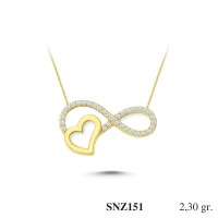 Silver    necklace    with    pendant                                     SNZ151-925K