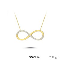 Silver    necklace    with    pendant                                     SNZ154-925K