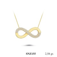Silver    necklace    with    pendant                                     SNZ155-925K