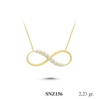 Silver    necklace    with    pendant                                     SNZ156-925K