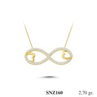Silver    necklace    with    pendant                                     SNZ160-925K