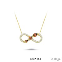 Silver    necklace    with    pendant                                     SNZ161-925K