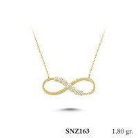 Silver    necklace    with    pendant                                     SNZ163-925K