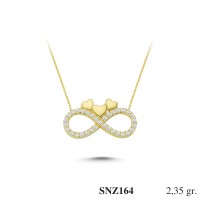 Silver    necklace    with    pendant                                     SNZ164-925K