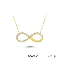 Silver    necklace    with    pendant                                     SNZ165-925K