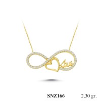 Silver    necklace    with    pendant                                     SNZ166-925K