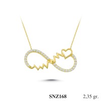 Silver    necklace    with    pendant                                     SNZ168-925K