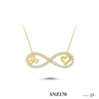 Silver    necklace    with    pendant                                     SNZ170-925K