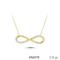 Silver    necklace    with    pendant                                     SNZ175-925K
