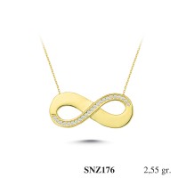 Silver    necklace    with    pendant                                     SNZ176-925K