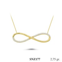 Silver    necklace    with    pendant                                     SNZ177-925K