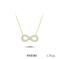 Silver    necklace    with    pendant                                     SNZ181-925K