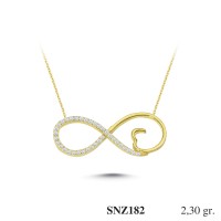 Silver    necklace    with    pendant                                     SNZ182-925K