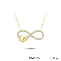 Silver    necklace    with    pendant                                     SNZ185-925K