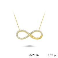 Silver    necklace    with    pendant                                     SNZ186-925K