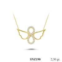 Silver    necklace    with    pendant                                     SNZ190-925K