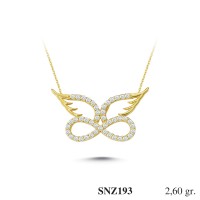 Silver    necklace    with    pendant                                     SNZ193-925K