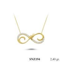 Silver    necklace    with    pendant                                     SNZ194-925K