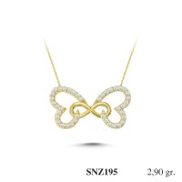 Silver    necklace    with    pendant                                     SNZ195-925K