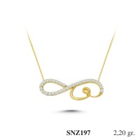 Silver    necklace    with    pendant                                     SNZ197-925K