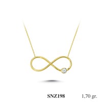 Silver    necklace    with    pendant                                     SNZ198-925K