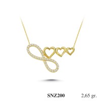Silver    necklace    with    pendant                                     SNZ200-925K