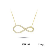 Silver    necklace    with    pendant                                     SNZ201-925K