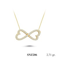 Silver    necklace    with    pendant                                     SNZ206-925K