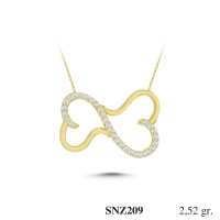 Silver    necklace    with    pendant                                     SNZ209-925K