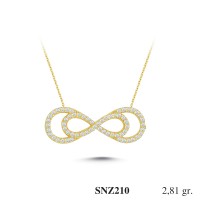 Silver    necklace    with    pendant                                     SNZ210-925K