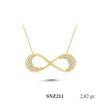 Silver    necklace    with    pendant                                     SNZ211-925K