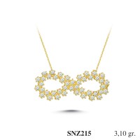 Silver    necklace    with    pendant                                     SNZ215-925K