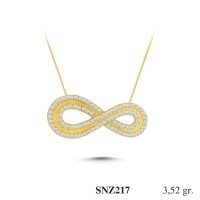 Silver    necklace    with    pendant                                     SNZ217-925K