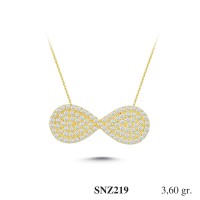 Silver    necklace    with    pendant                                     SNZ219-925K