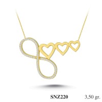 Silver    necklace    with    pendant                                     SNZ220-925K