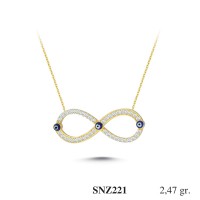 Silver    necklace    with    pendant                                     SNZ221-925K